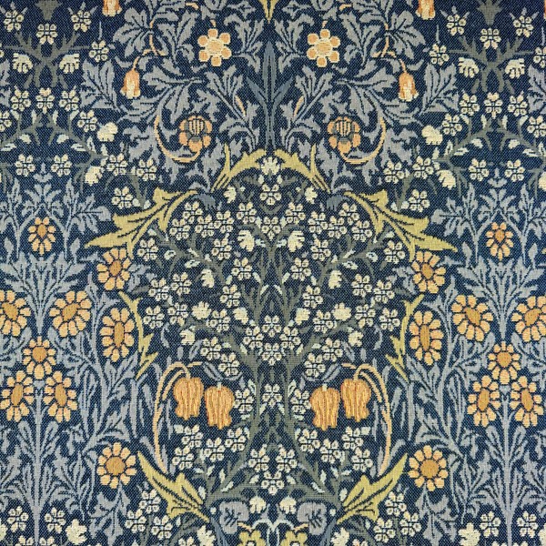 Tapestry Fabric - William Morris Blackthorne Slate Grey - Medium