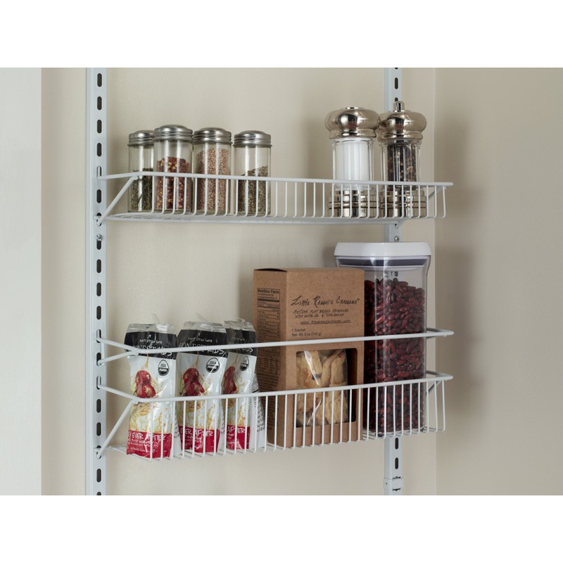 ClosetMaid Adjustable Organizer Rack with Baskets Wall or Over Door