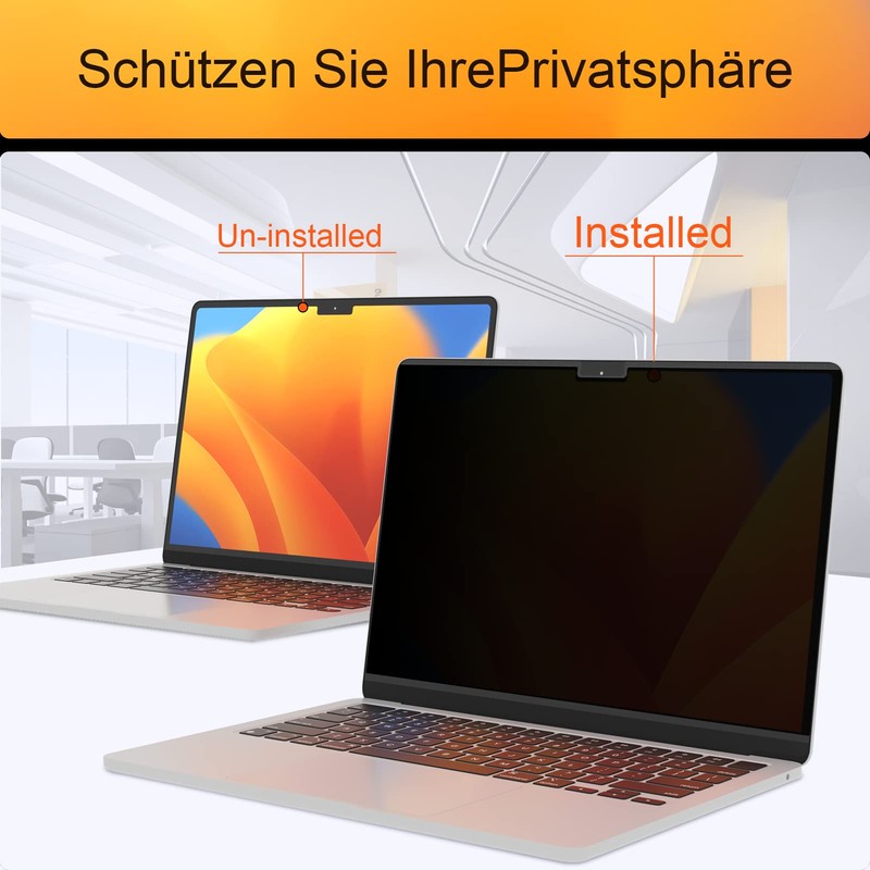 Magnetic Privacy Filter for Apple MacBook Air 15 Inch (2023-2024,