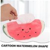 GRIRIW Pack Fruit-theme Car Tissue Box Holder for Armrest Travel