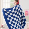Bedsure Checkered Throw Blanket for Couch - Super Soft, Cozy