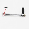 TDR Silver Kick Start Starter Lever 180mm 13mm Axle for