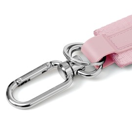 MAMONA Keychain Wristlet for Women and Men，Key Chain Holder, Wallet Keychain, ID Badge Holder,Lanyards for keys, Keychain Accessories(Pink)