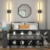 Battery Operated Wall Sconces with Remote Control, 11000mAh LED Wireless