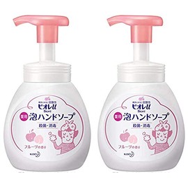 (Bargain Set of 2) Biore u Foam Hand Soap, Fruit Pump, 8.5 fl oz (250 ml)