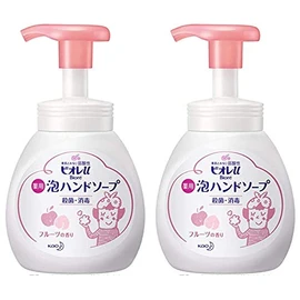 (Bargain Set of 2) Biore u Foam Hand Soap, Fruit Pump, 8.5 fl oz (250 ml)