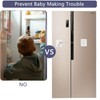 2 Pcs Fridge Lock - Safety Locks for Refrigerator and