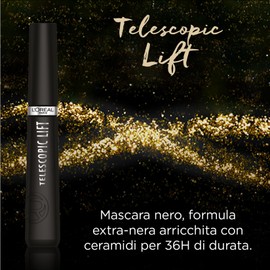 L'Oréal Paris, Pochette Regalo con Mascara Extra-Nero Incurvante e Mini-Matita Occhi, Per Look Definiti e Ciglia Più Lunghe, Con Esclusivo Beauty Case Piumino
