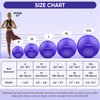 APEXUP Yoga Ball Exercise Ball, Pilates Ball, Anti Slip Stability