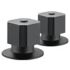 36281, Manerales para Regadera Negro, Metálico, Prime, Set de 2