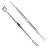 Professional Blackhead & Whitehead Remover Tool - 2pcs Stainless Steel