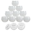 Beauticom Frosted Container Jars with Inner Liner and Lid for