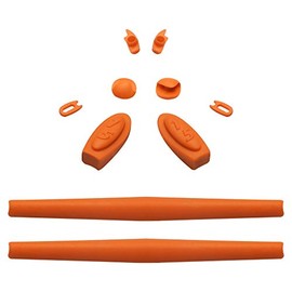 PapaViva - Rubber for Oakley Romeo 1, Sunset Chevron Orange/Evening Red