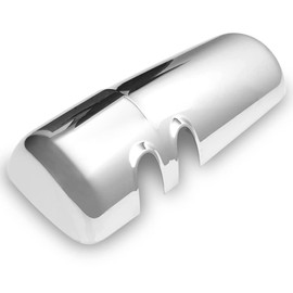 HIGHTO Chrome T680 Mirror Cover, T880 Door mirror Cover, Door Mirror Driver + Passenger Side LH fit for Truck Kenworth T680/T880.