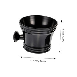 Outanaya 2pcs Shaving Kit for Men Durable Soap Bowl Brush Set Corrosion Resistant Design Comfortable Grip for Shaving Experience for Daily Use