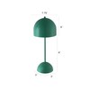 Creative Co-Op Large Metal LED Table Lamp with Inline Switch,