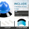 Hard Hat Sun Shade Visor Compatible with Standard MSA V-Gard