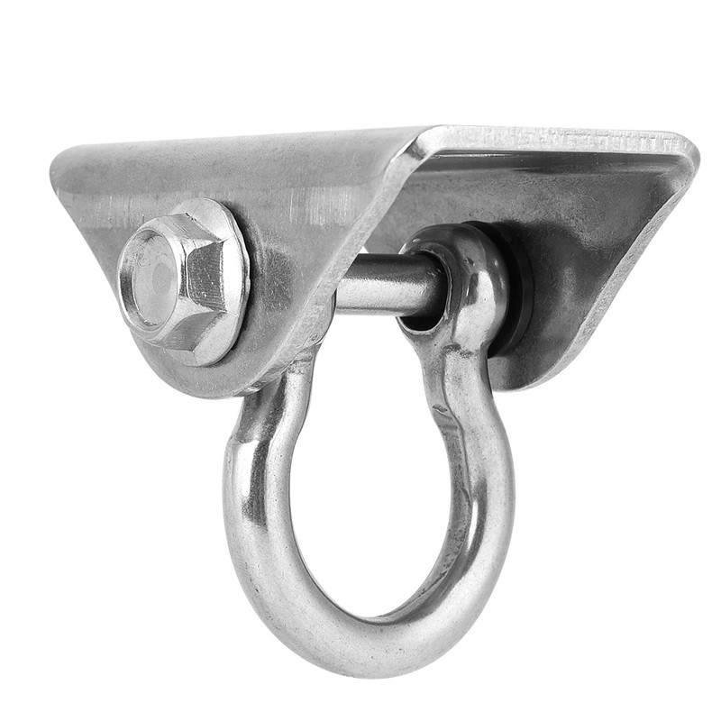 Stainless Steel D Type Suspension Swing Hanger Hook Fixed Plate