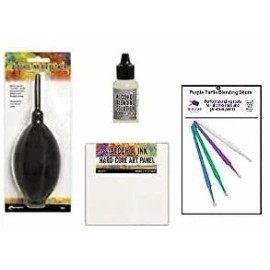 PTP Flash Deals Ranger Alcohol Ink Accessories Bundle - Alcohol Ink Air Blower, 3 pk Square...
