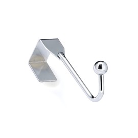 Richelieu Hardware BP99844140 Utility Over The Door Metal Hook, 1 in (25.5 mm), Chrome