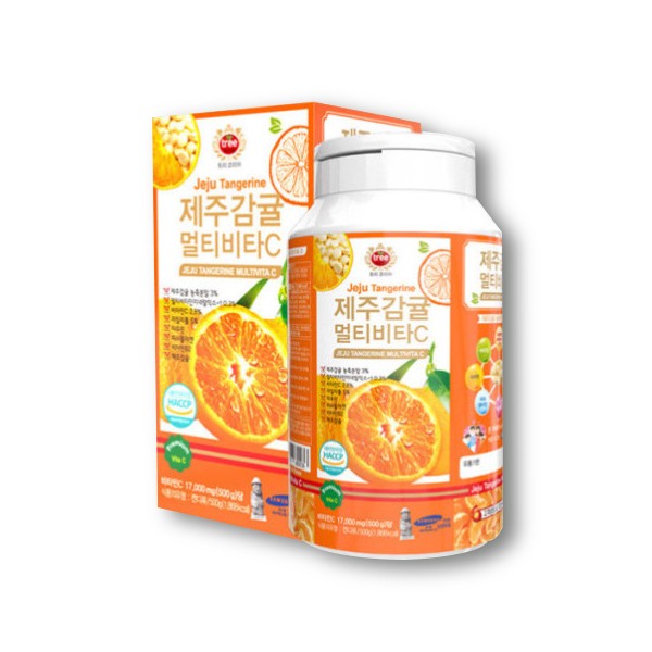 Chewable Jeju Tangerine Multivitamin C 500g, 1 piece / 츄어블 제주감귤 멀티비타민C 500g, 1개