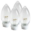 612 Vermont Plastic Shatterproof Ultra-Bright LED Window Candle Replacement Bulbs