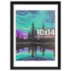 upsimples 10x14 Picture Frame, Display Pictures 8.5x11 with Mat or
