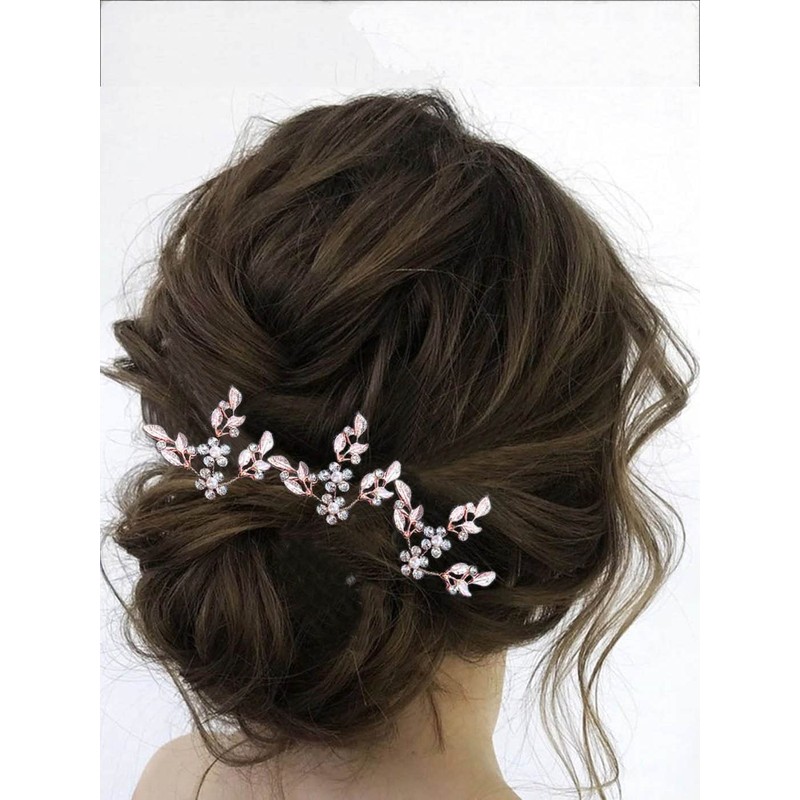 Heread Leaf - Horquillas para el pelo para novia (3