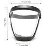 FORNORM Anti-Fog Protective Cover, Full Face Shield Dust Masks for
