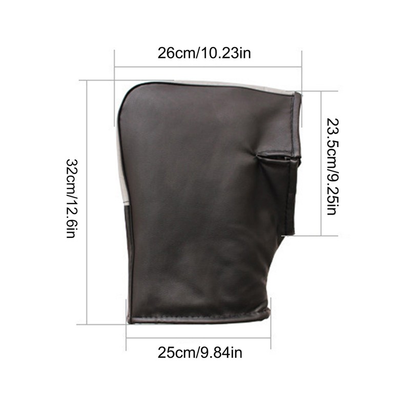 Bike Handlebar Mittens Waterproof Motorcycle Gloves Winter Thermal Windproof PU