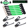 Trekassy Car Tie Down Straps for Trailers, 6 Pack 96"