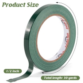 Ealyder Tape 2 Rolls Green Floral Tape 1/2 Inch x 30 Yard – Waterproof Florist Tape for Fresh Flowers, Bouquet Binding, Wedding Bouquet Wrap & Floral Crafts