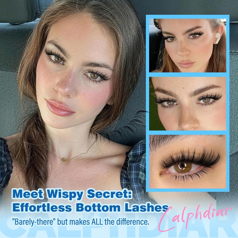 Bottom Lash Clusters Cat Eye Lashes Natural Bottom Eyelash Clusters