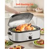 VEVOR Roaster Oven, 20QT Electric Roasting Pan, 150-450℉ Adjustable Temperature