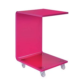 Picket House Furnishings Peek Acrylic Snack Table in Blue