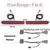Auto Rear Bumper Reflector Brake Lights fit For 2025 2026