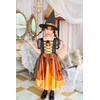 クリアストーン(Clearstone) コスプレ ハロウィン メロディドレス キッズ 120cm 女の子 オレンジ
