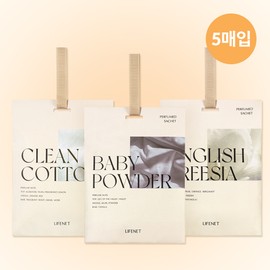 lifenet [Lifenet] Perfumed sachet hanging car interior air freshener 20gX5ea / [라이프넷] 퍼퓸드 샤쉐 걸이형 차량 실내 방향제 20gX5ea