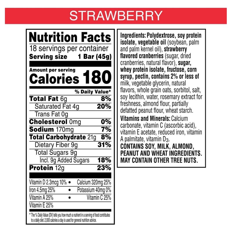 Special K Protein Bars, Strawberry, 18 ct.
