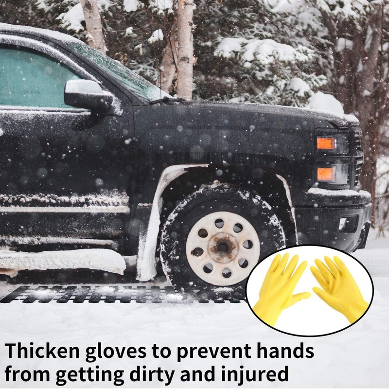 Emergency Devices Tire Traction Mats, Portable for Snow, Ice, Mud,