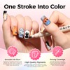 GELLAKTIK 18 Colors Nail Art Pens Set, 3D Nail Polish