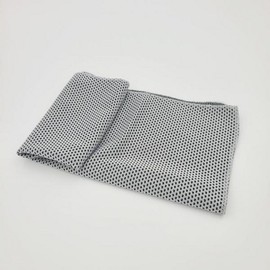 Ice cool wooden towel, hiking towel, summer towel, towel scarf exercise towel gray 10ea