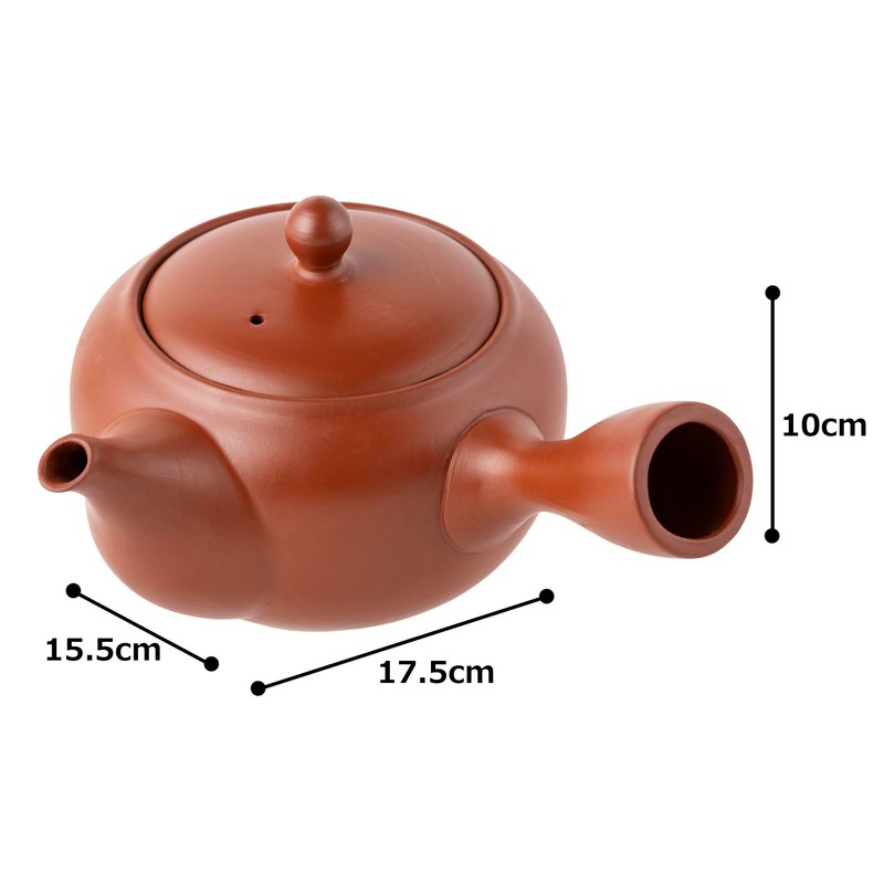 Tokoname Ware tk022 Satoyama Teapot, Plain, 15.2 fl oz (430