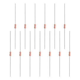 Fielect 20PCS NTC Thermistors Resistors MF58 3950B 10K Ohm Glass Sealed Temperature Sensors