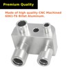 Billet Aluminum Engine Conversion A/C Line Compressor Hose Adapter Fitting