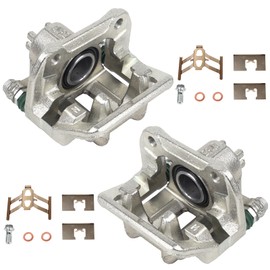 KUSATEC 19B6886 19B6887 Rear Disc Brake Caliper with Bracket fit for 2013-2018 Acura RDX; 2007-2016 Honda CR-V, 2012-2015 Crosstour; Both Left and Right side