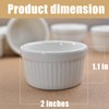 BOEEA 6 Pack Stackable Mini Ramekins - 1 oz/30 ml