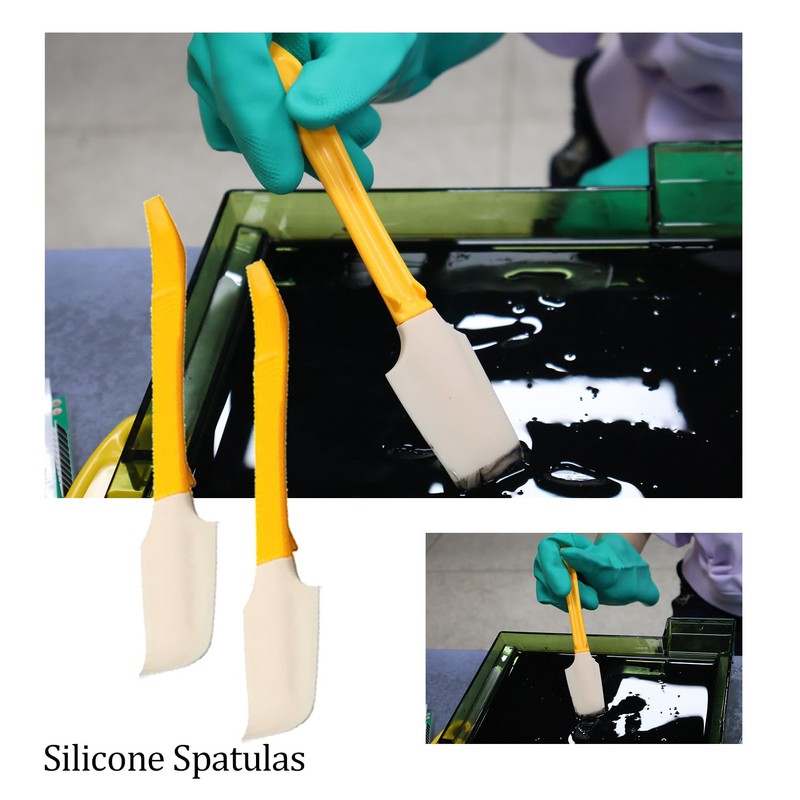 14PCS 3D Printer Cleaning Kit, Resin Scraper Set, Silicone Spatulas,