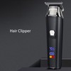 Hair Clipper LCD Display USB Charging Portable Powerful Motor Low