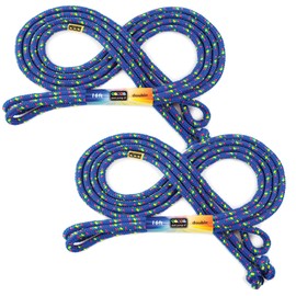 Just Jump It 16' Foot Jump Rope 2 Pack - Long Jump Ropes for Double Dutch - Outdoor Jump Ropes for Kids and Adults to Play Family Games & Exercise
